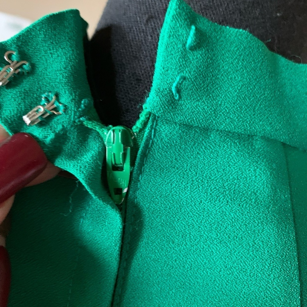 Vintage Handmade Green Maxi Dress - Picture 5 of 11